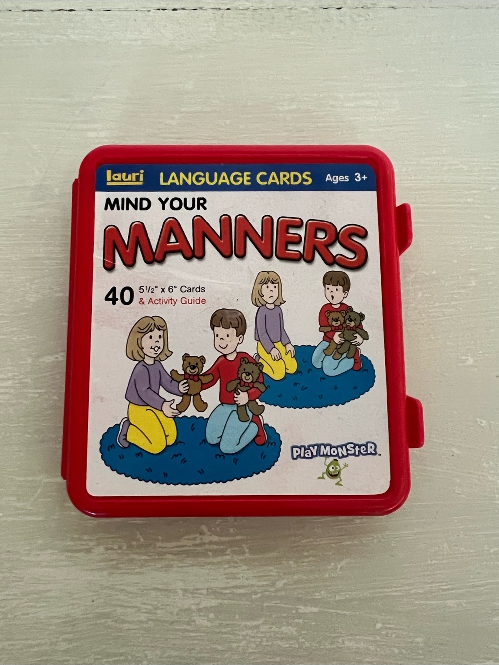 Lauri Mind Your Manners Language Cards 40 Cards Complete Set PlayMonster